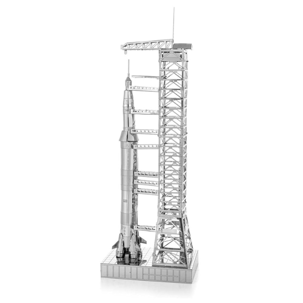 Fascinations Metal Earth Apollo Saturn V with Gantry 3D Metal Model Kit - Picture 5 of 6